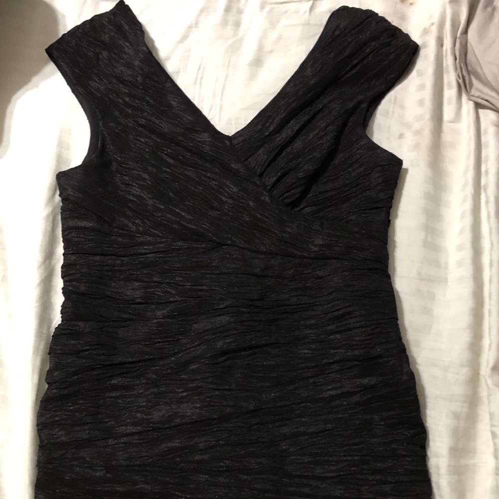 Black mini dress